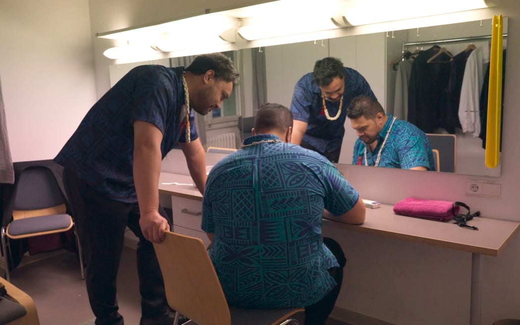 Amitai Pati (left) and Pene Pati, from the documentary Tenor: My Name is Pati.