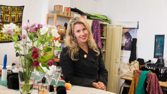 Jane Avery in her Dunedin studio
