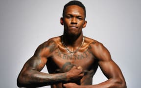 New Zealand UFC middleweight fighter Israel Adesanya.