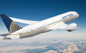 A United Airlines 787-900 Dreamliner.