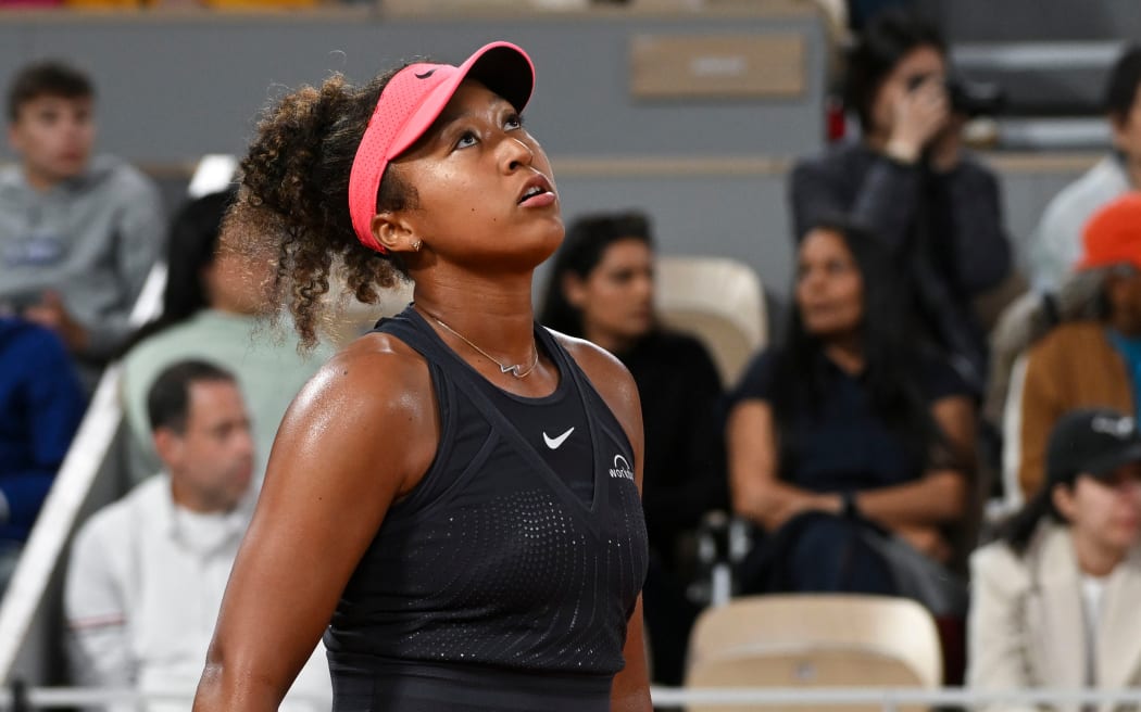 Naomi Osaka (JPN) looks on.
Roland Garros, Paris, France on Wednesday 29 May 2024. Photo credit: Michael Baucher / Panoramic / www.photosport.nz