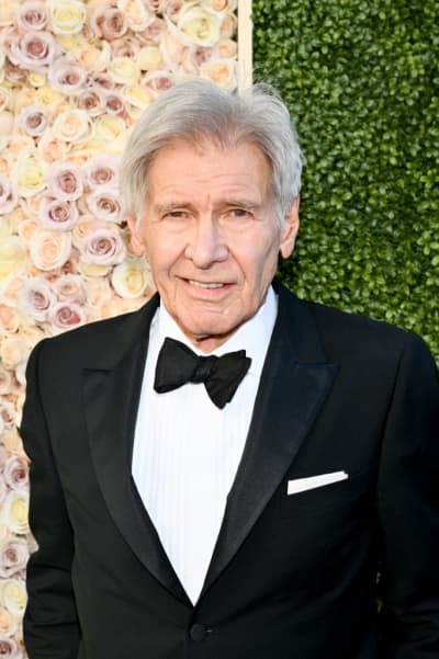 Harrison Ford at the 81st Golden Globe Awards held at the Beverly Hilton Hotel on January 7, 2024 in Beverly Hills, California.