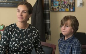 Julia Roberts and Jacob Tremblay in Wonder