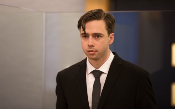 Dustin La Mont at the High Court, 25 October 2016.