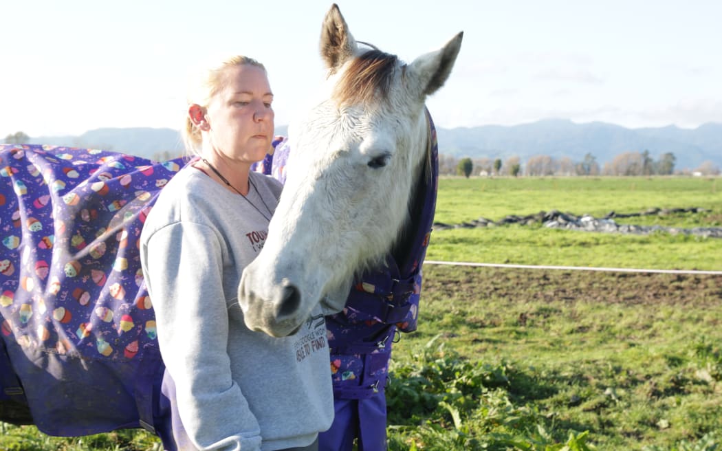 Ruby Wallace and her 6 year old horse