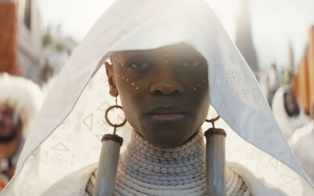 Letitia Wright in the 2022 film Black Panther: Wakanda Forever