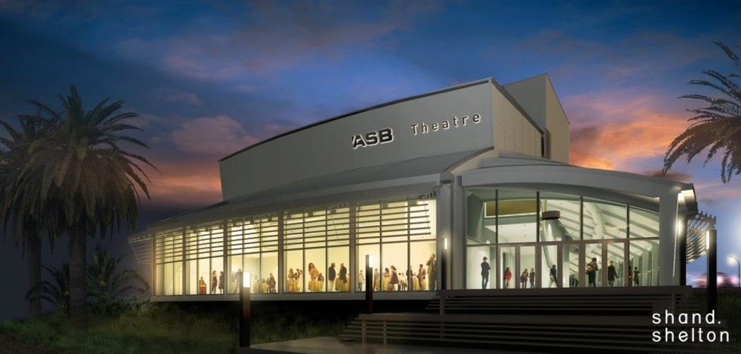 A concept sketch of the new Marlborough ASB Theatre in Blenheim, set to open in March.