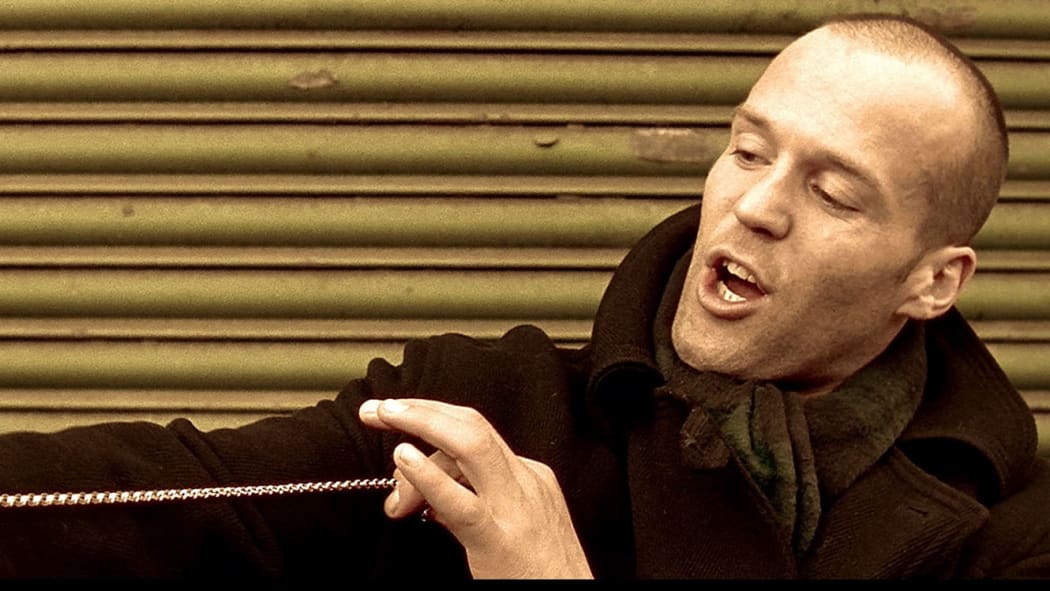 Still from the 1998 British gangster film Lock Stock and Two Smoking Barrels featuring Jason Statham