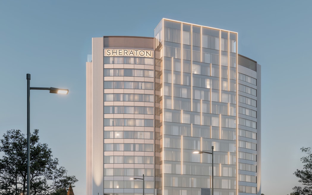 The Sheraton Hotel is due to open in central Christchurch in 2027