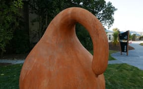Gourd statue at Cook's landing place in Gisborne