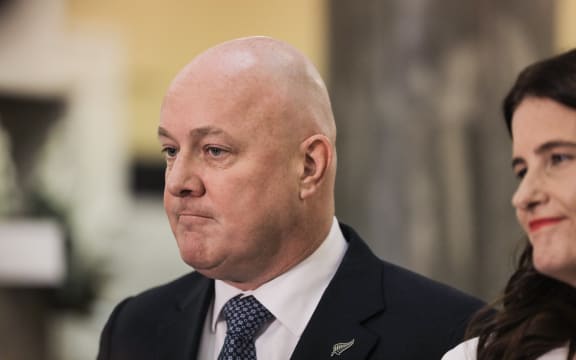 National Party Christopher Luxon after the Budget 2023 announcement.