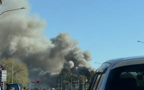Emergency services are responding to a fire at a McDonald's in Pakuranga, Auckland.