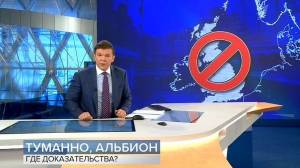 A Russia news programme warned "traitors" about choosing the UK as a place to live.