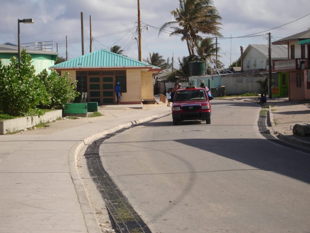 Street scene Ebeye island