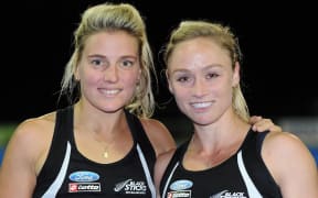 The Black Sticks' Gemma Flynn and Anita Punt.