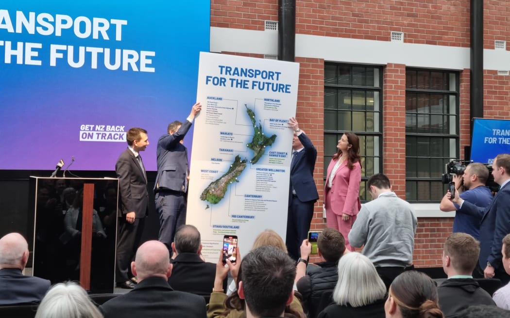 The National Party reveals its plan for transport.
