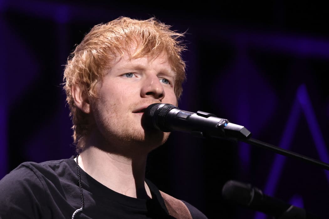 Ed Sheeran performs onstage during iHeartRadio Z100 Jingle Ball 2021 on December 10, 2021 in New York City.