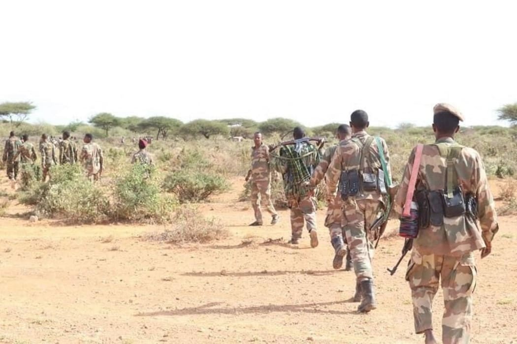 Somali army members were killed in the attack.