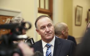 14062016 Photo: RNZ/Rebekah Parsons-King. John Key talks about the effects of the Orlando shooting.
