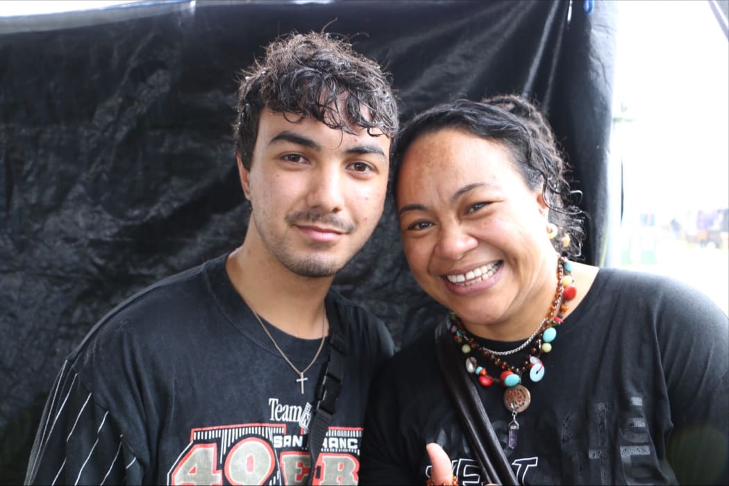 Joseph Price and mum, Nui Price.