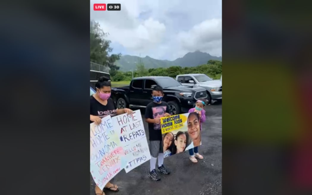 Repatriated Covid-19 passengers welcomed home to American Samoa.
