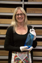 Curator Elspeth Hocking.