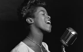 Sarah Vaughan singing