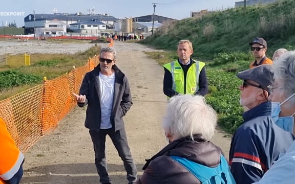 Locals in Whanganui preview plans for the new port.