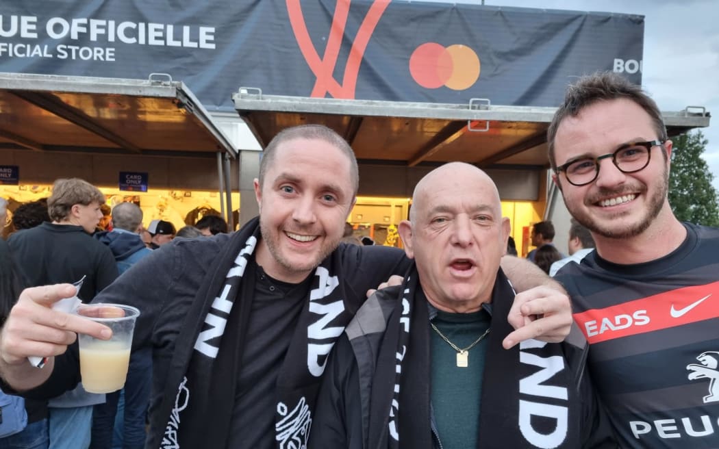 Fans at the Rugby World Cup 2023 in France ahead of the All Blacks vs Argentina game on 21 October.