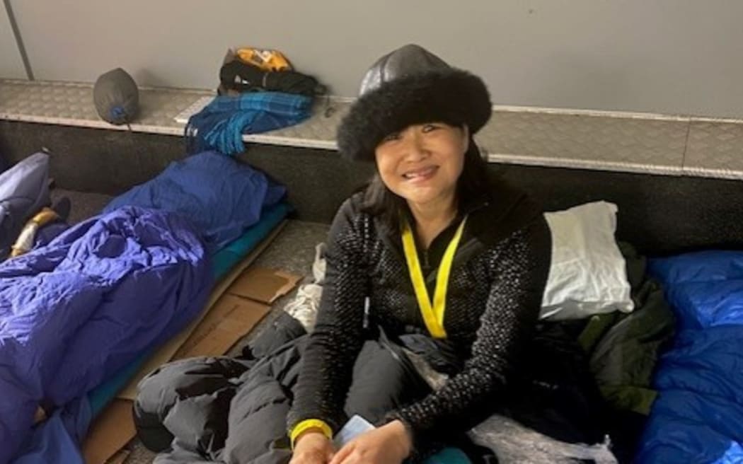 Mai Chen at the 2025 Big Sleep event.