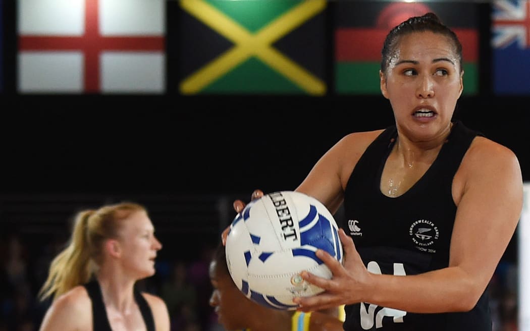 Liana Leota filled in at goal attack in the win over St Lucia.