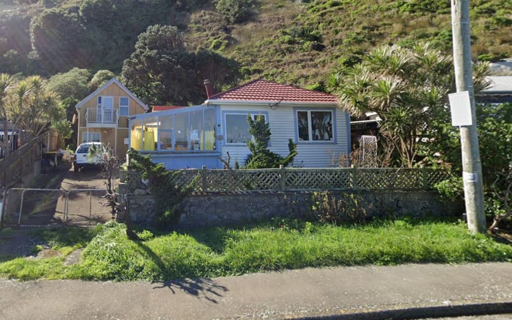 The property owned by Dan Hone's mother at Moa Point in Wellington. Hone died at Parliament grounds on Sunday, with his death referred to the Coroner. He had paid $5000 towards mortgage arrears his mother owed on the property, but was unable to stop an auction planned for August 22, family say.