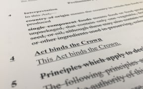 This Act binds the Crown - the first thing in part one of the Consumers' Right to Know (Country of Origin of Food) Bill