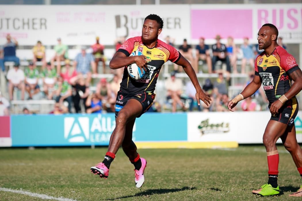 Former Hunter Bland Abavu (L) is back in 2019.