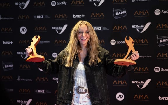 Kaylee Bell, winner of Best Country Music Artist and the Impact Award (1 of 2 recipents on the night).
