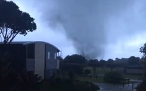 Tornado hits New Plymouth on August 20.