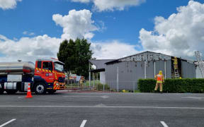 Lightning caused a fire in the roof of Puketaha School, near Hamilton, on 30 October, 2024.