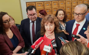 Clare Curran at Parliament on 11 September told media she had assured the prime minister she would archive emails from her Gmail account.