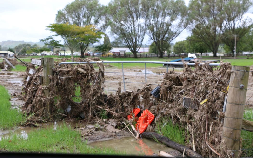 Destruction in Wairoa following Cyclone Gabrielle.