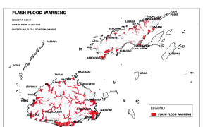 Flash Flooding Warning as of 21-March-2024.