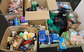Hygeine poverty products donated to a previous Soap for Society campaign