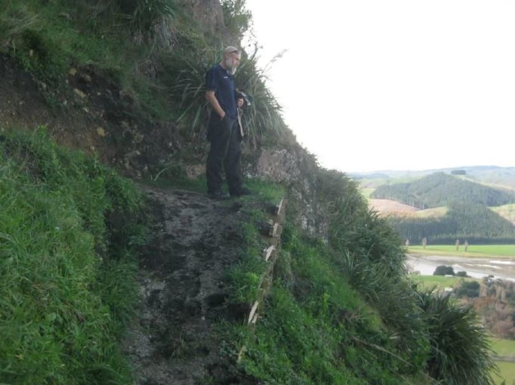 Retaining walls were found to be near collapse.