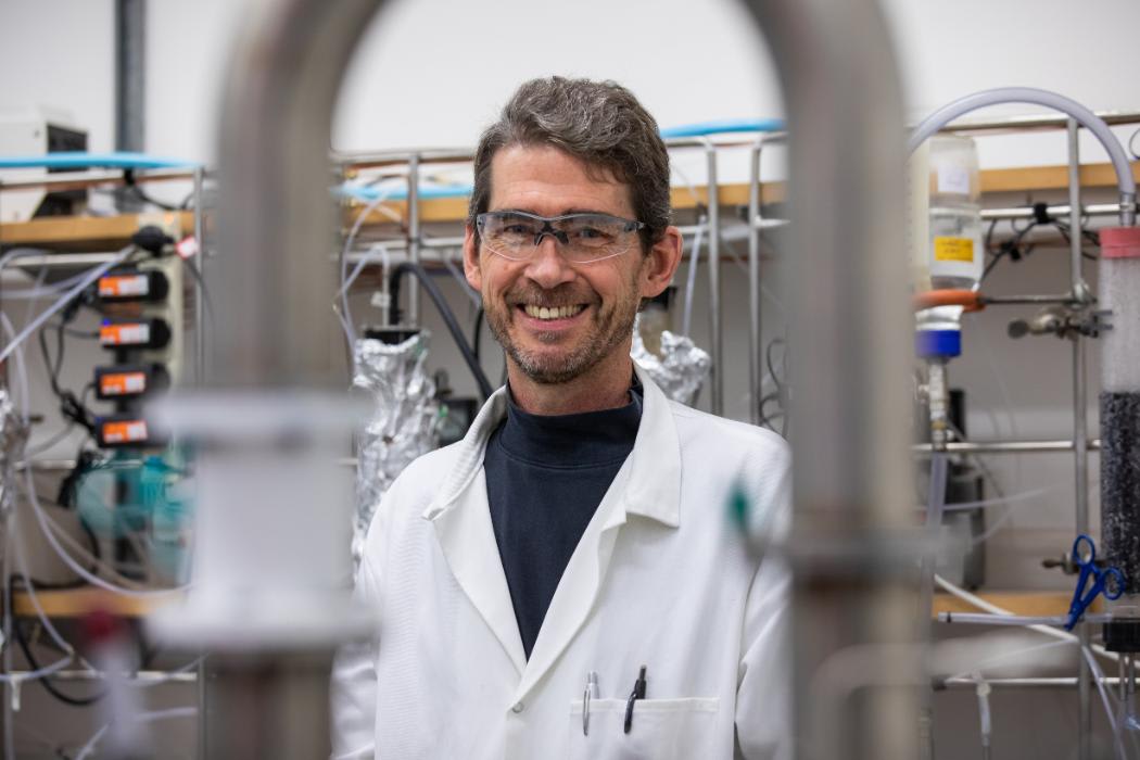 Professor Peter Gostomski from UC’s Chemical and Process Engineering department is looking at ways to improve the efficiency of biofilters to remove methane from dairy shelters.