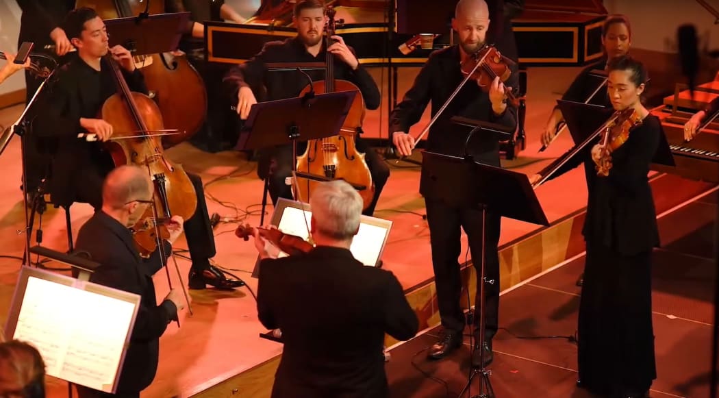 Members of NZSO play Bach