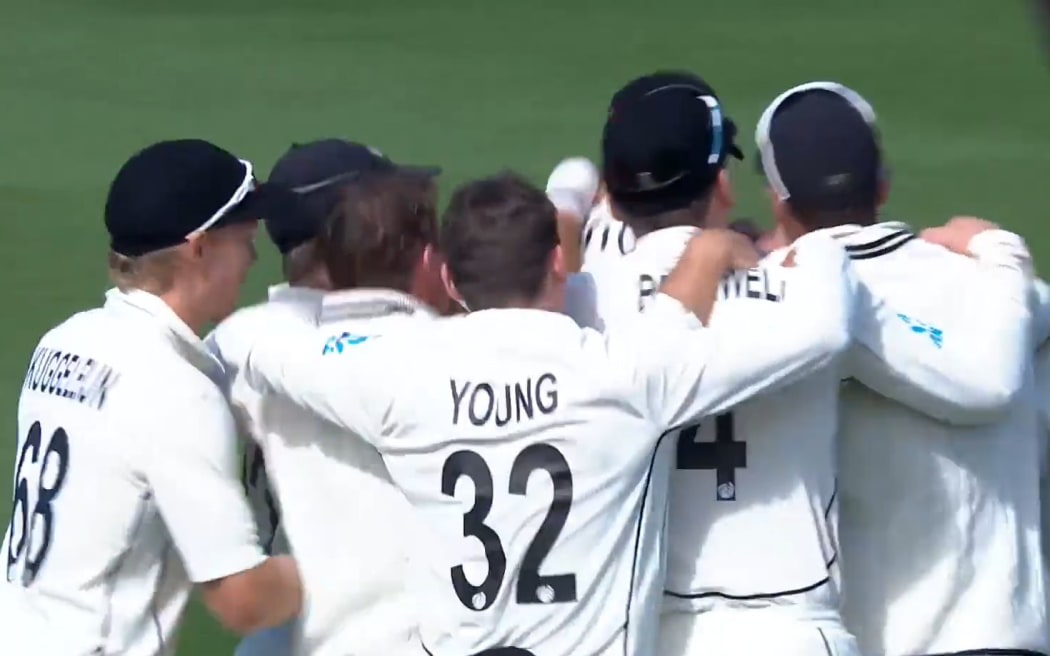Black Caps celebrate