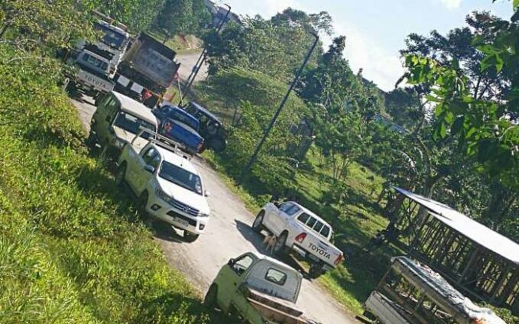 The roadblock at the ELTC