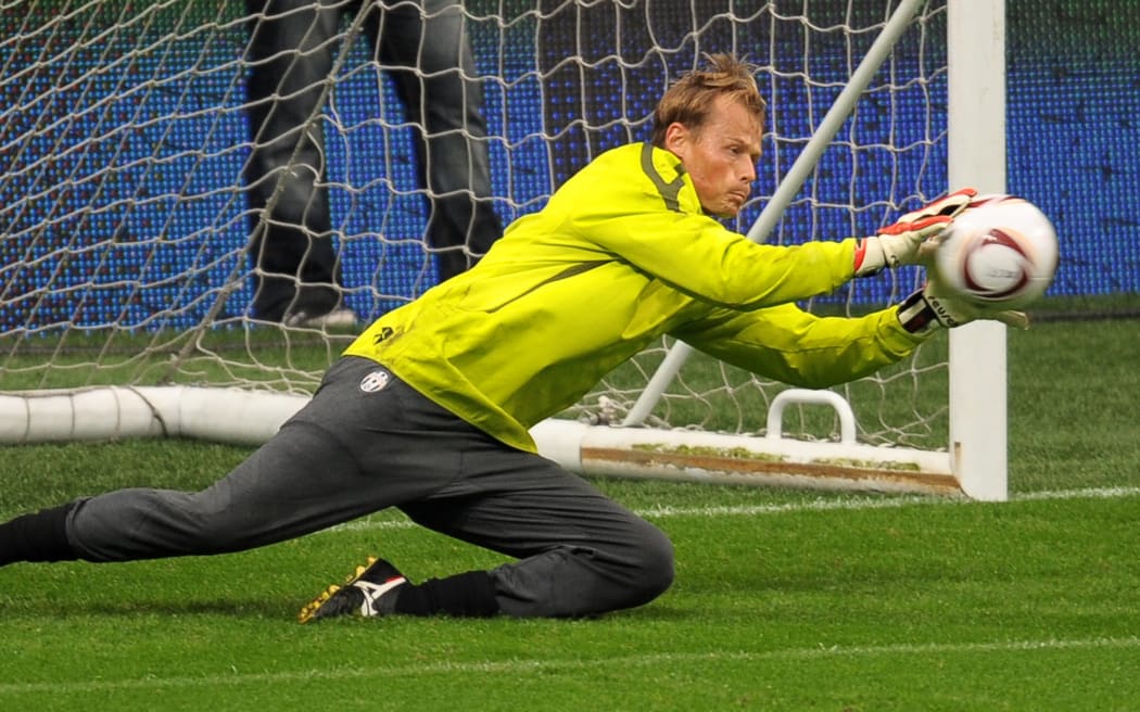 Alex Manninger en entraînement avec Juventus