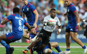 Fiji's Jerry Tuwai was named player of the final in Hamilton.