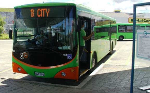 A Go Bus Hamilton commuter bus.