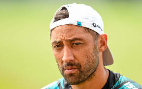 Benji Marshall during the Kiwi's Captain run .